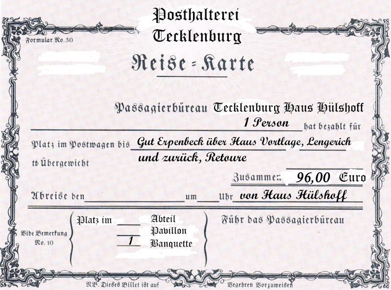 Fahrkarte 1 Person, 23.08.2026, offene Banquette