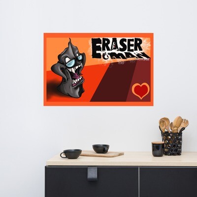 Eraser Man: Hell’s So Bright Poster