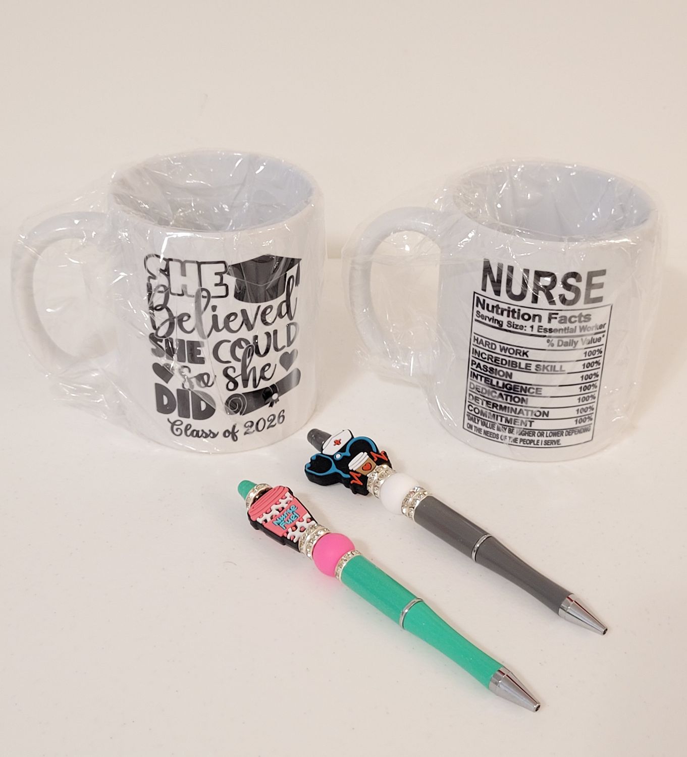 Nurse Theme Coffee Mugs &amp; Ink Pens