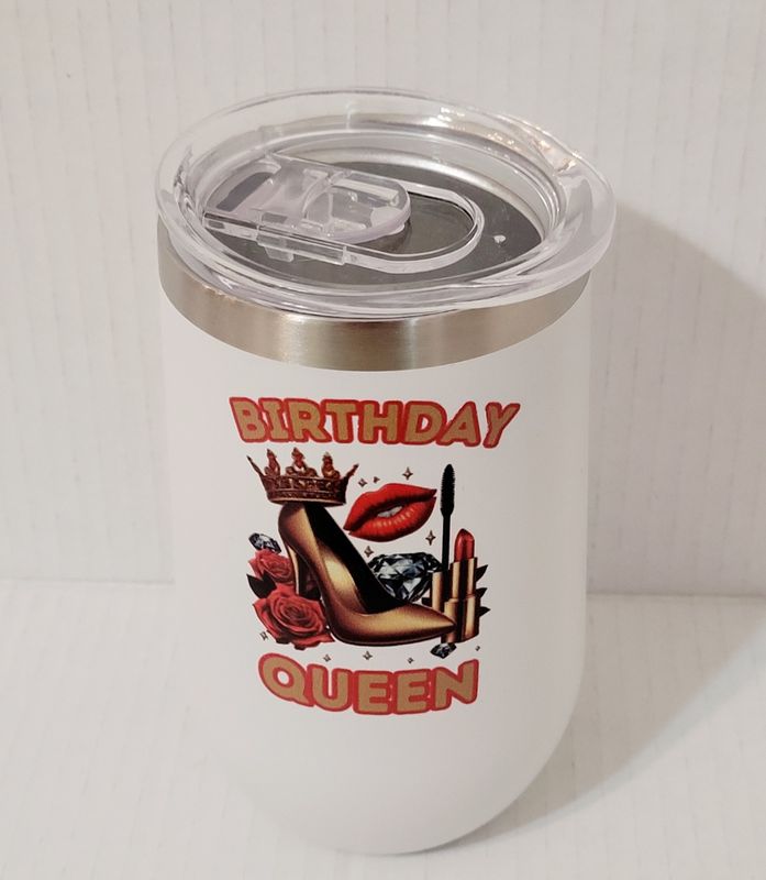 Birthday Queen Wine Tumbler