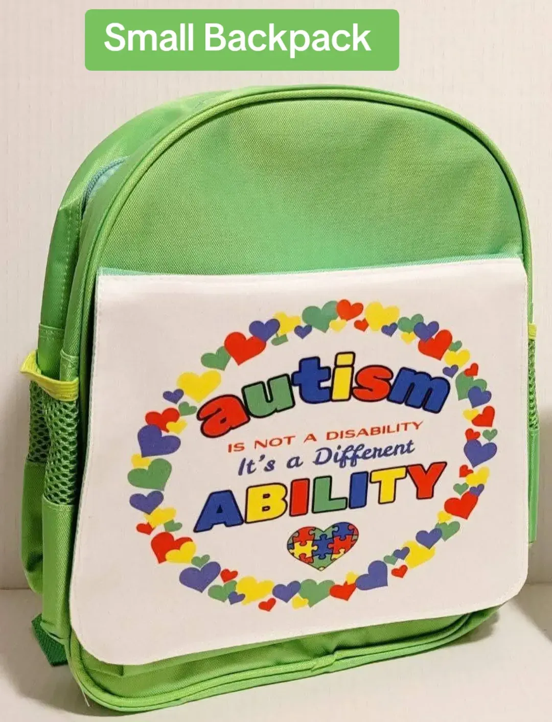 Autism Awareness Small Backpack
