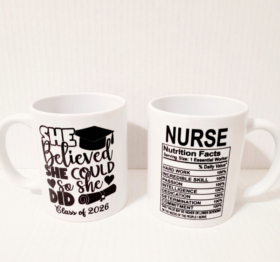 2pk Nurse Mugs