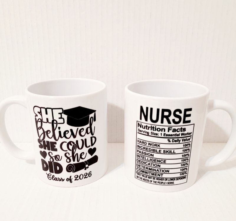 2pk Nurse Mugs