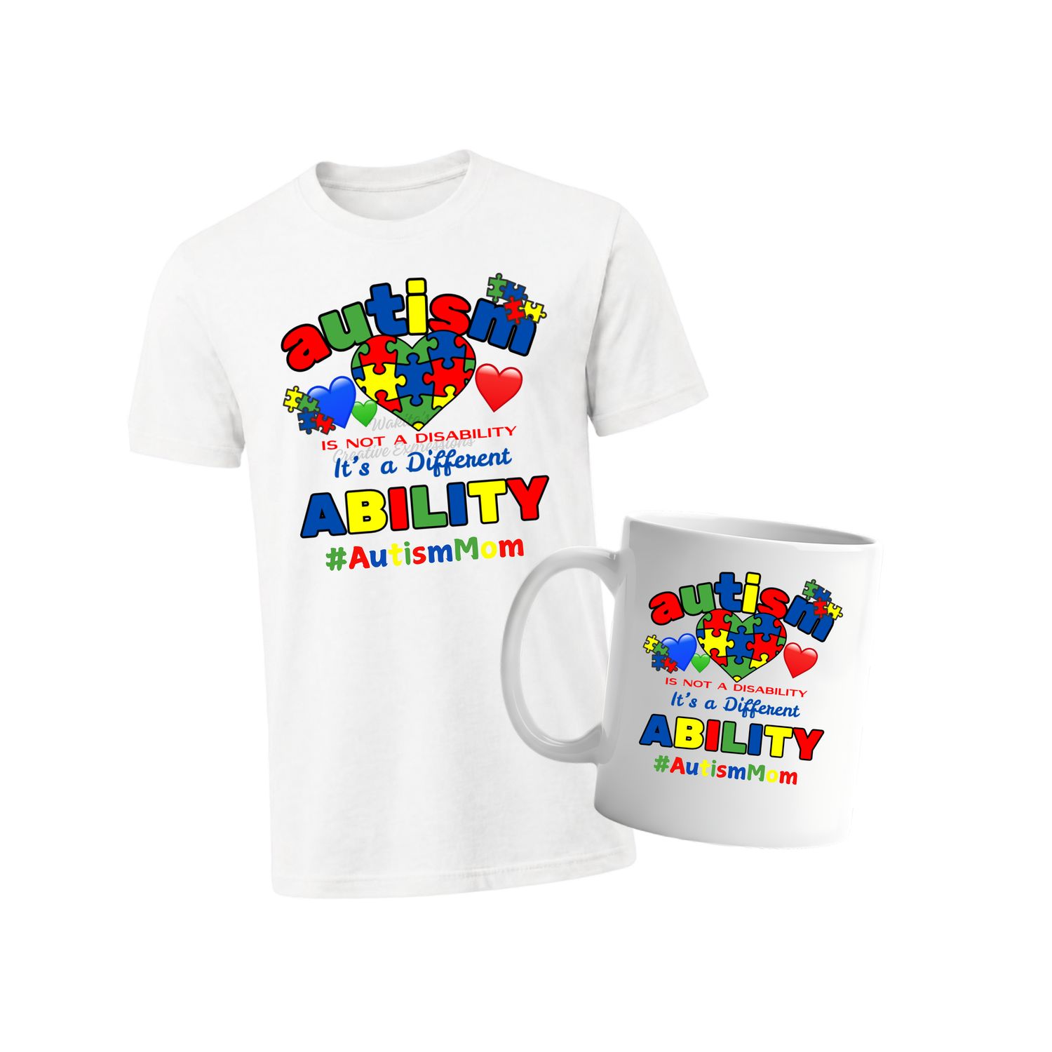 Autism Mom T-Shirt Set