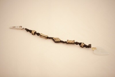 Beaded Hemp Clip