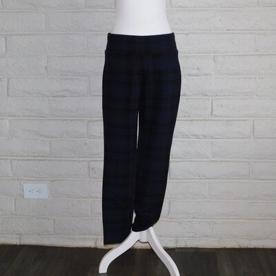 ME MOI blue plaid leggings