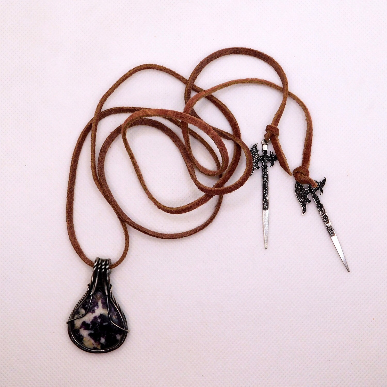 Viking Inspired Stone Necklace