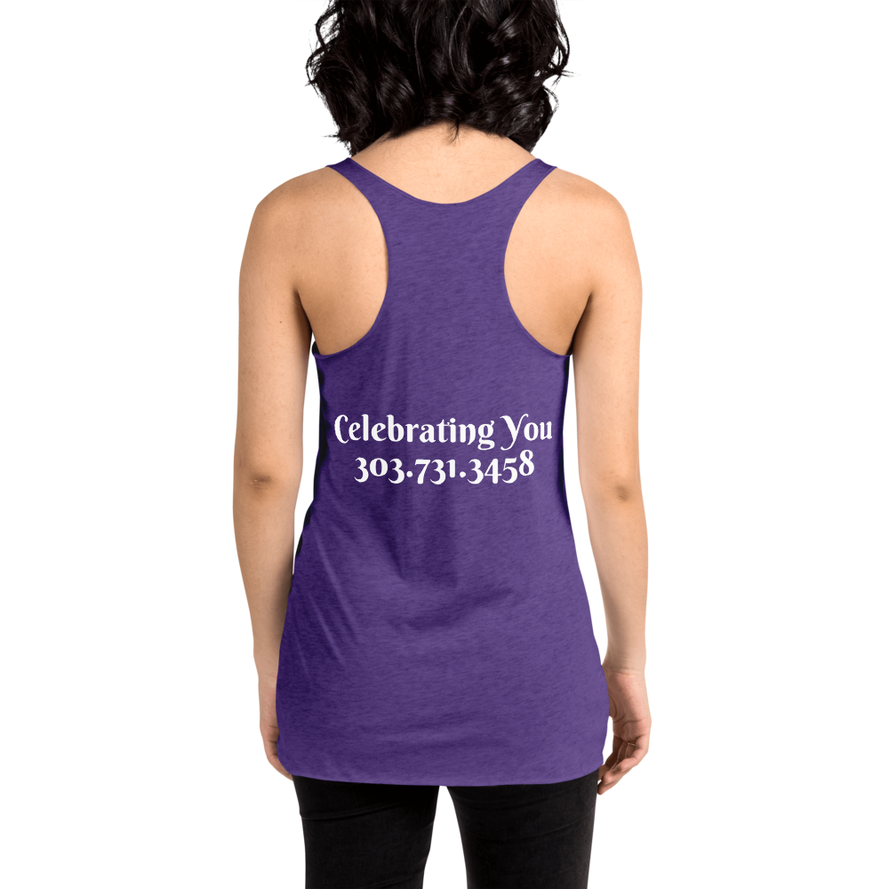 Celebrating You Designer Women&#39;s Racerback Tank Top