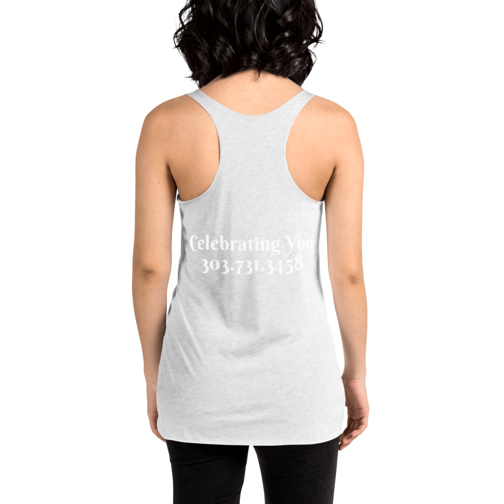 Celebrating You Designer Women&#39;s Racerback Tank Top