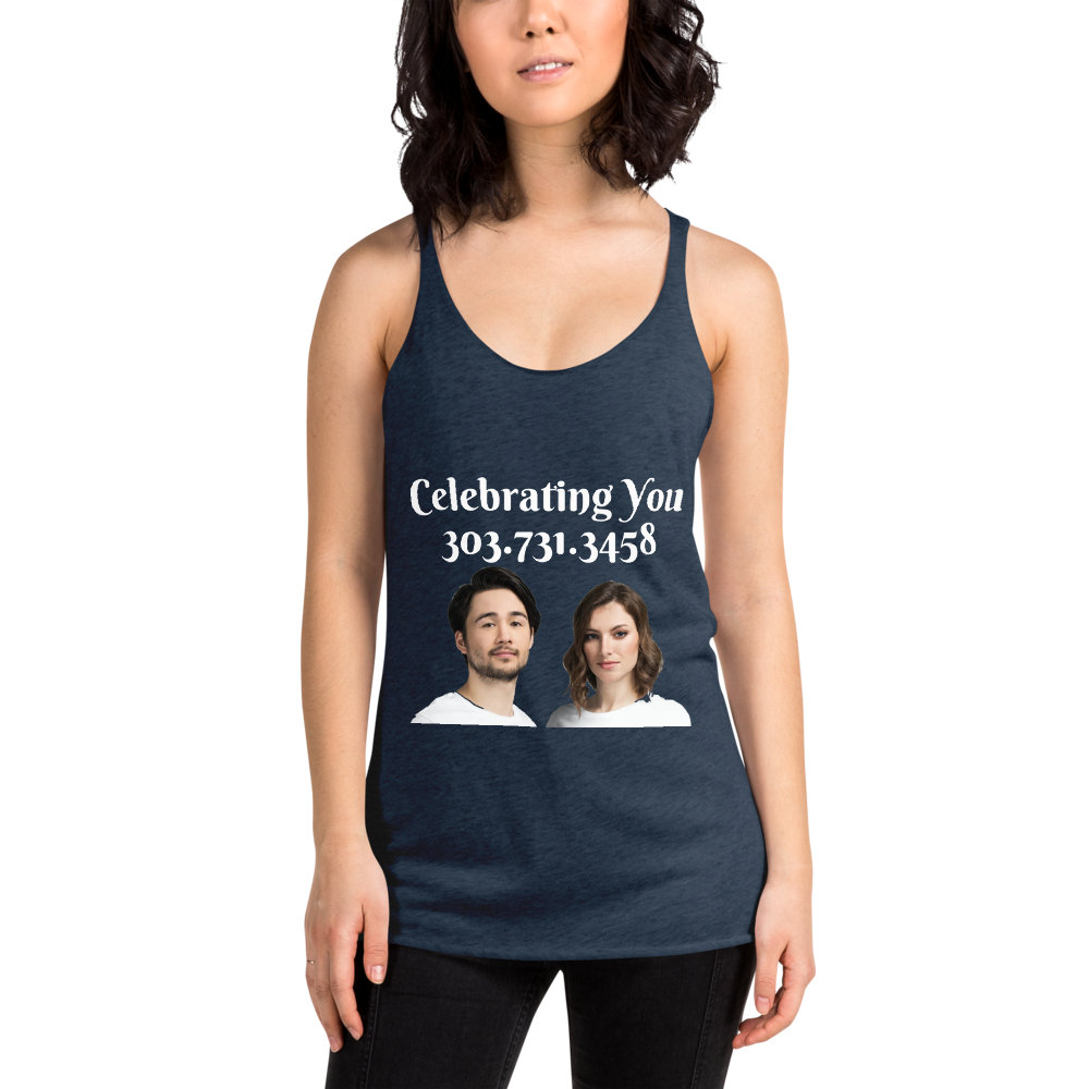 Celebrating You Designer Women&#39;s Racerback Tank Top
