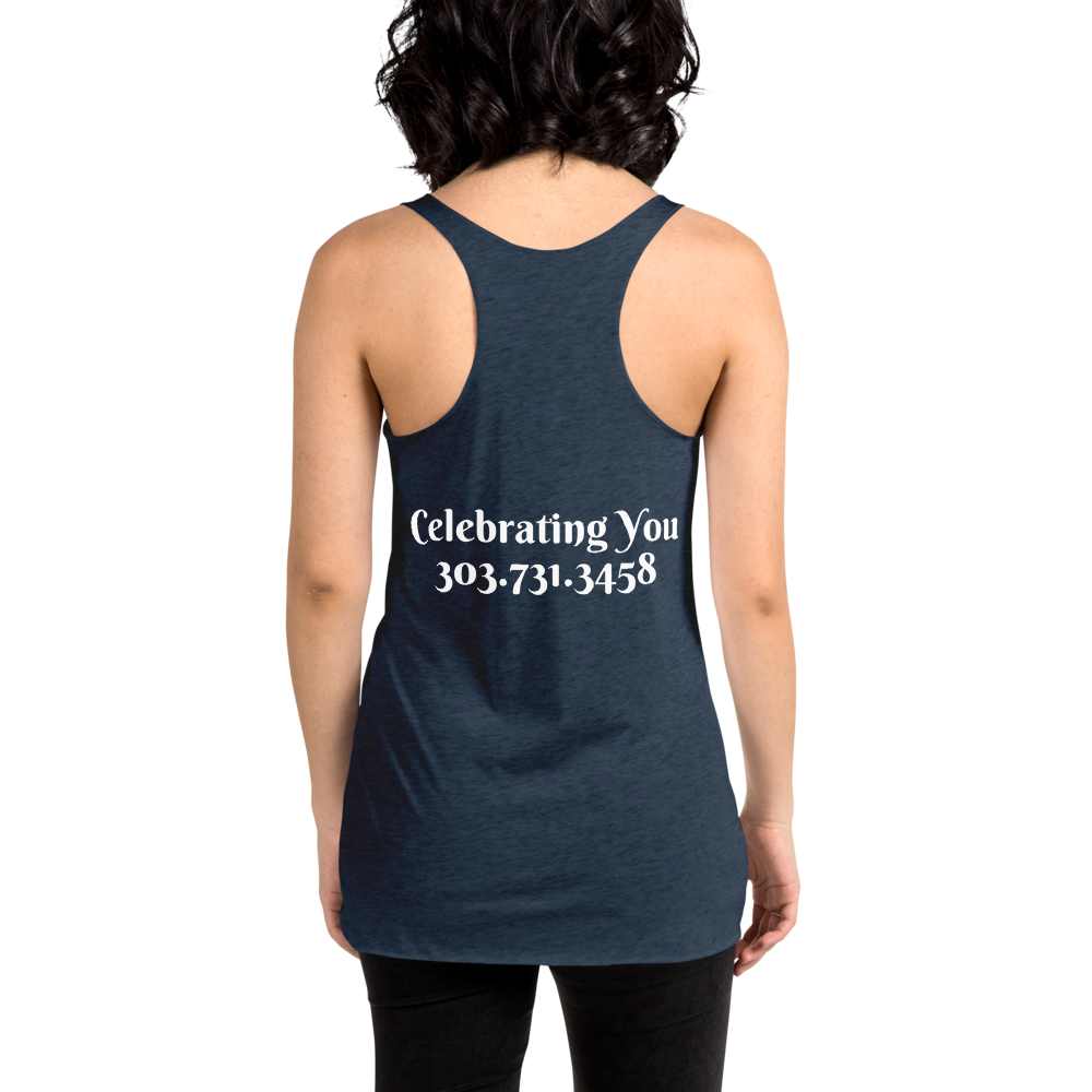 Celebrating You Designer Women&#39;s Racerback Tank Top