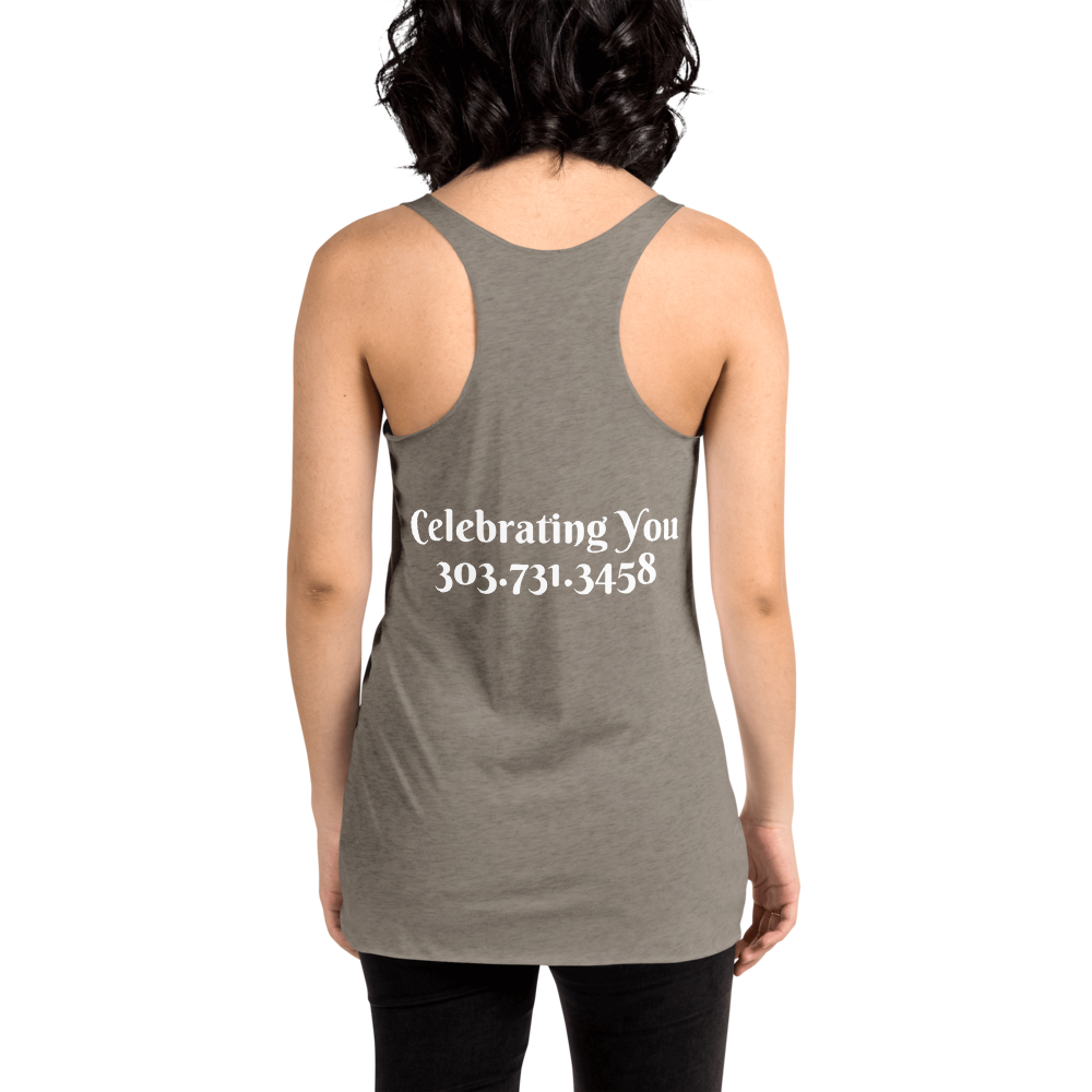 Celebrating You Designer Women&#39;s Racerback Tank Top
