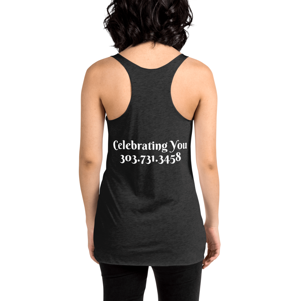 Celebrating You Designer Women&#39;s Racerback Tank Top