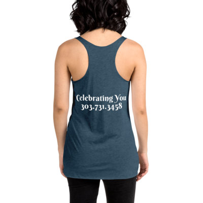 Celebrating You Designer Women's Racerback Tank Top