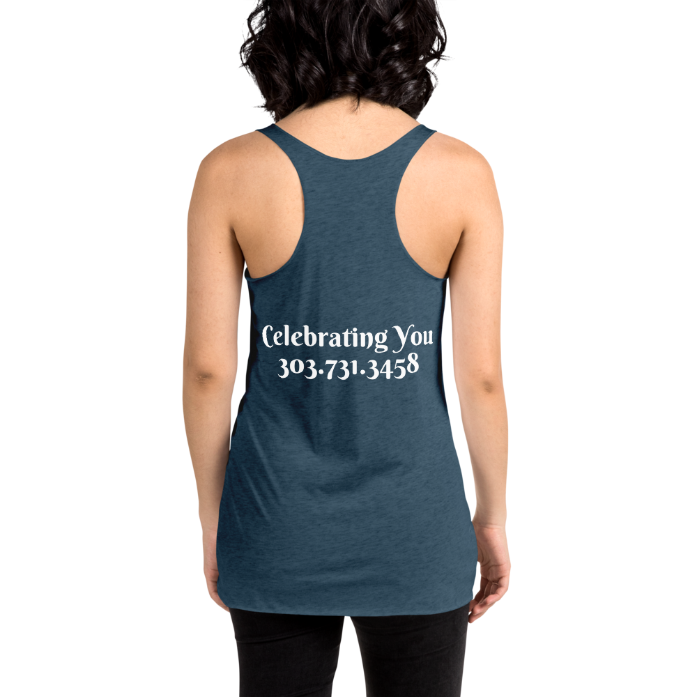 Celebrating You Designer Women&#39;s Racerback Tank Top