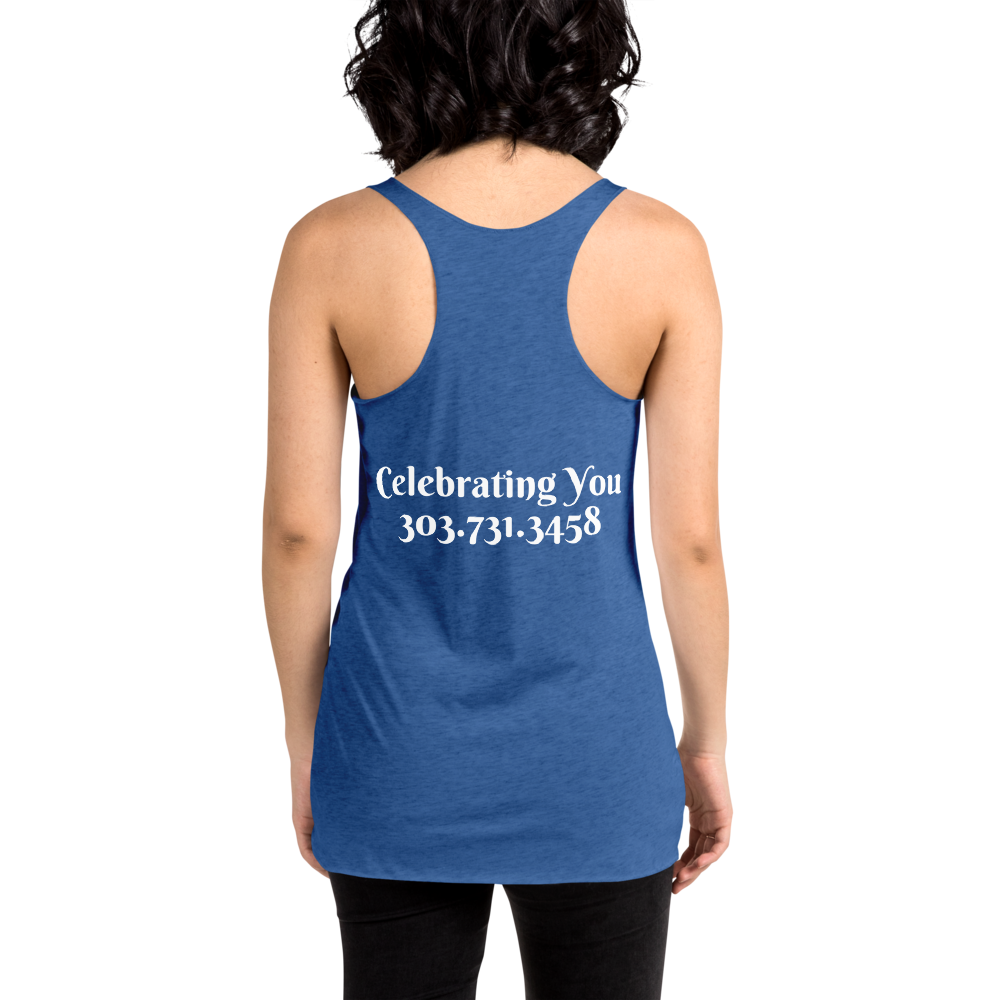 Celebrating You Designer Women&#39;s Racerback Tank Top