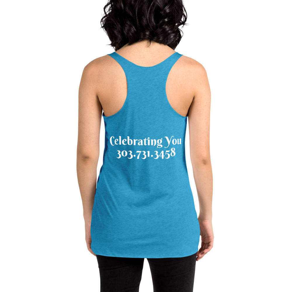 Celebrating You Designer Women&#39;s Racerback Tank Top