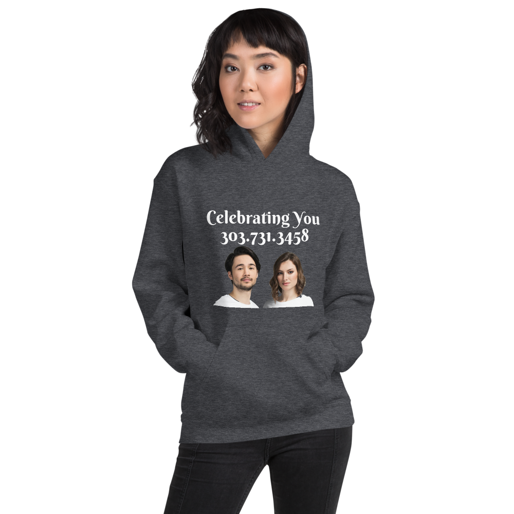 Celebrating You Designer Hooded Sweatshirt