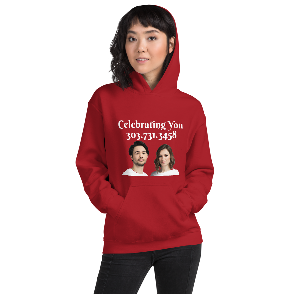 Celebrating You Designer Hooded Sweatshirt