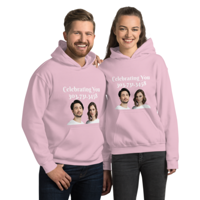 Celebrating You Designer Hooded Sweatshirt