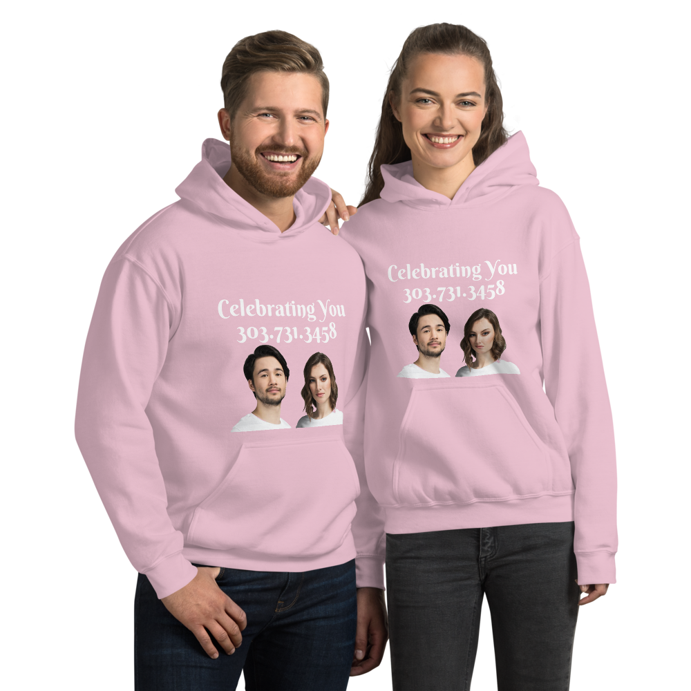 Celebrating You Designer Hooded Sweatshirt