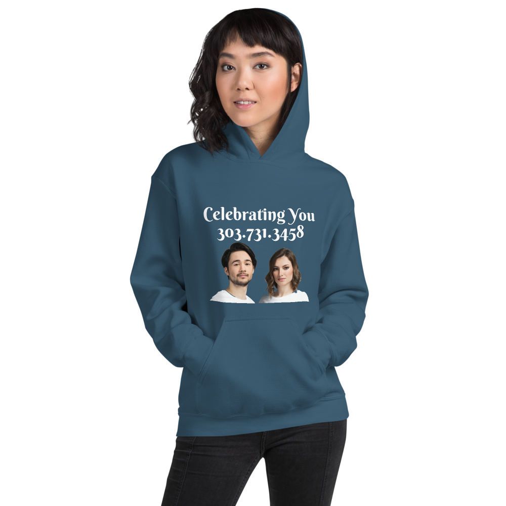 Celebrating You Designer Hooded Sweatshirt