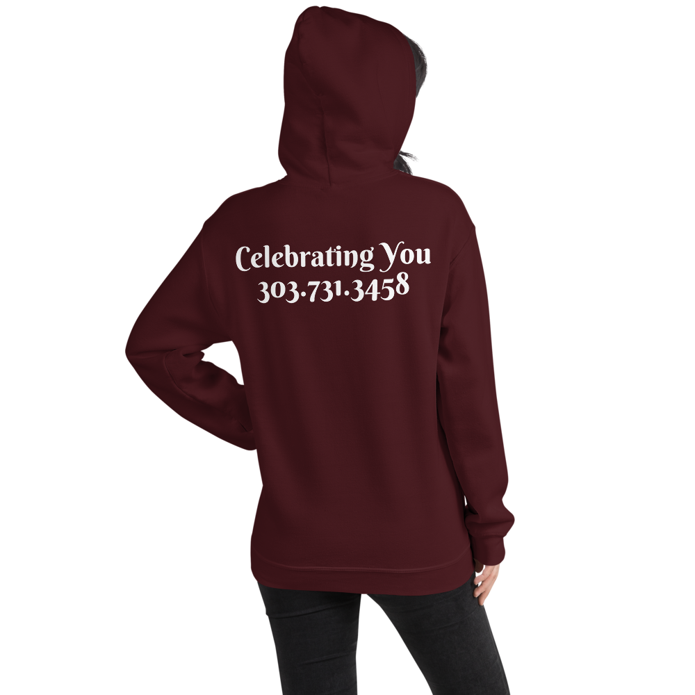 Celebrating You Designer Hooded Sweatshirt