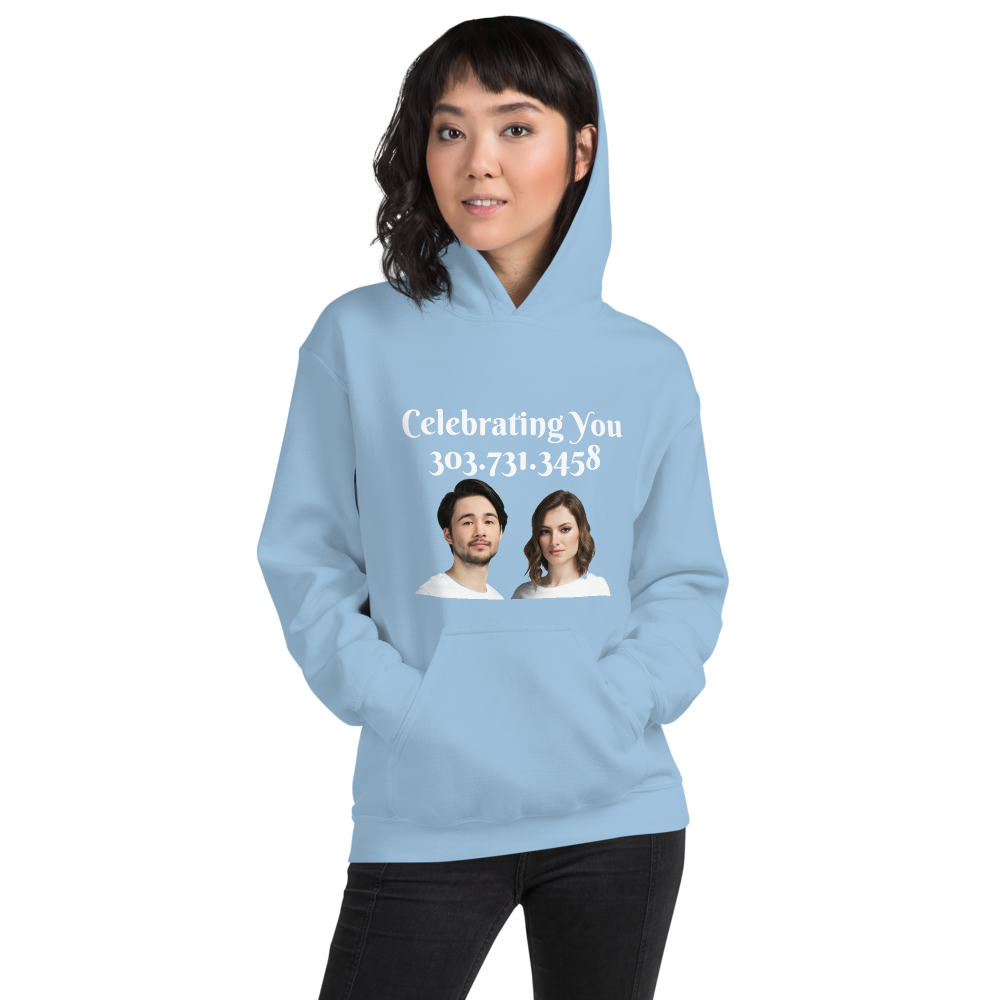 Celebrating You Designer Hooded Sweatshirt