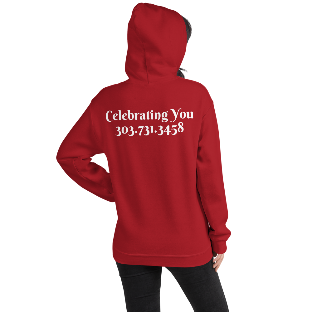 Celebrating You Designer Hooded Sweatshirt