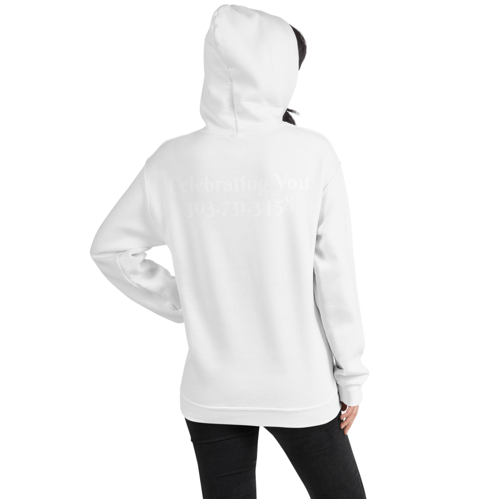 Celebrating You Designer Hooded Sweatshirt