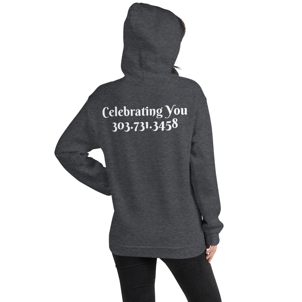 Celebrating You Designer Hooded Sweatshirt