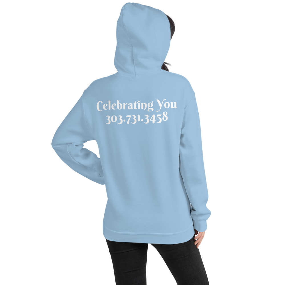 Celebrating You Designer Hooded Sweatshirt