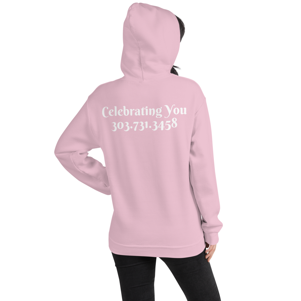 Celebrating You Designer Hooded Sweatshirt