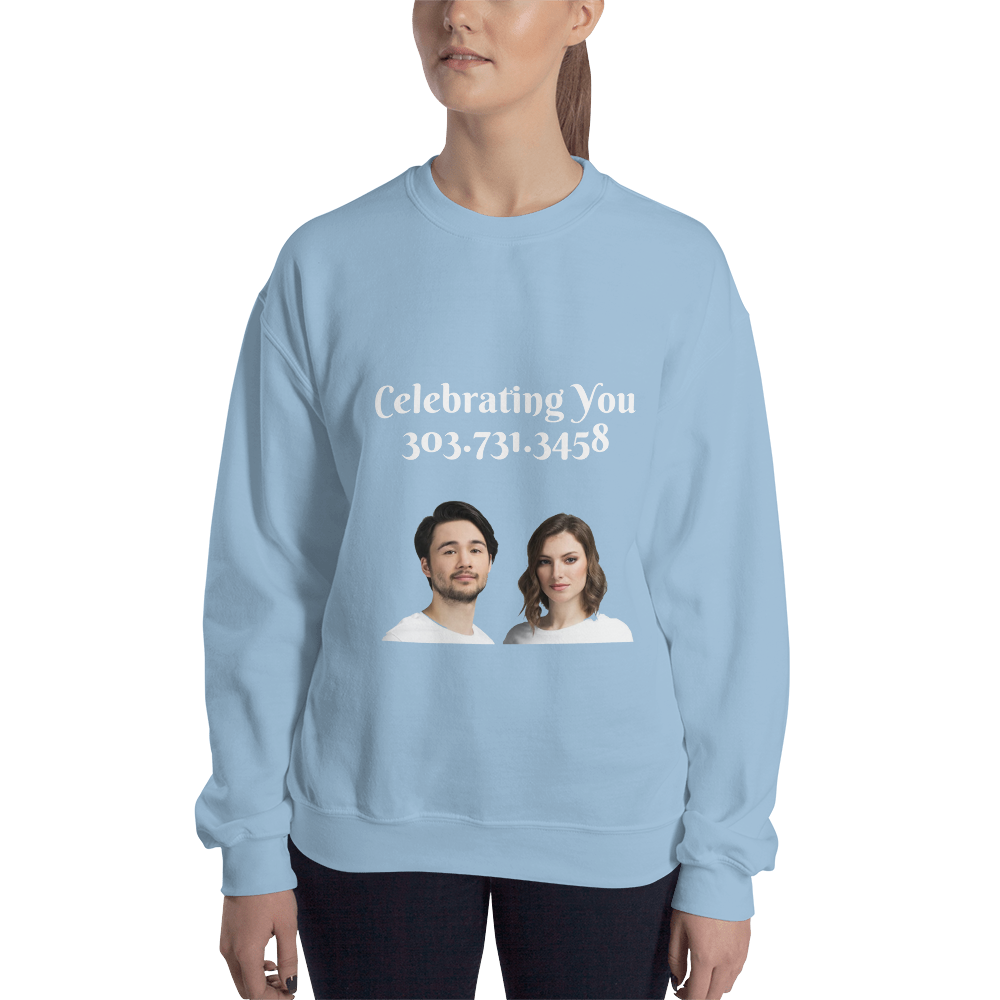 Celebrating You Designer Sweatshirt