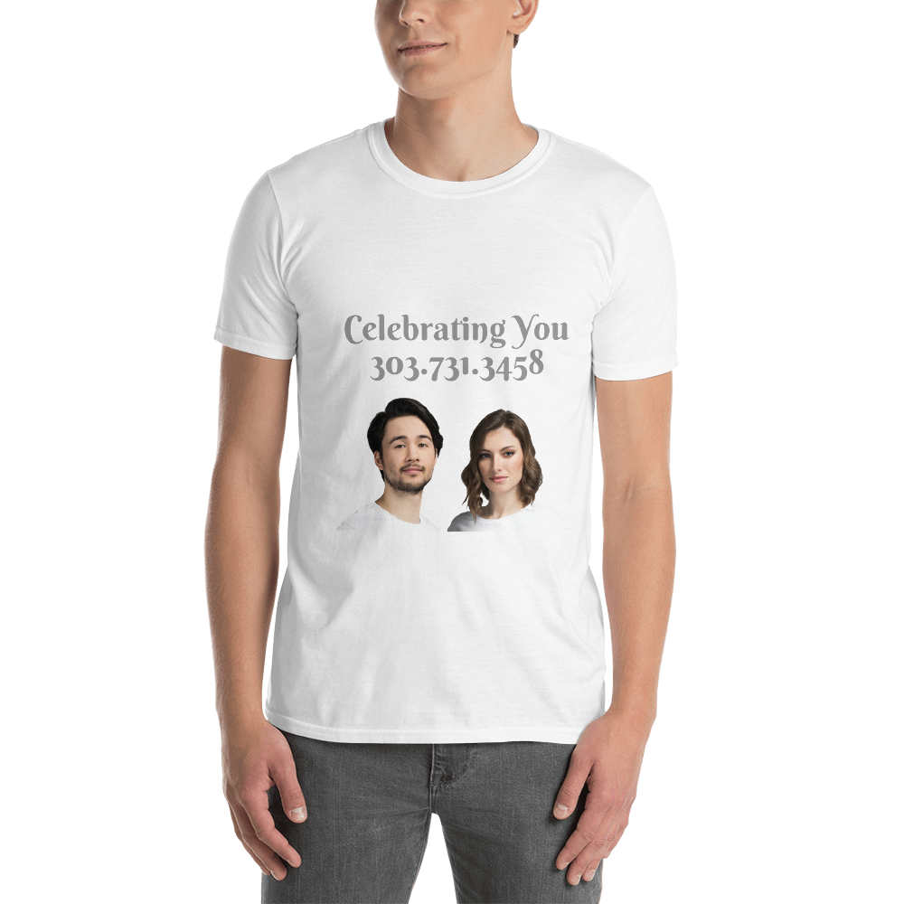 Celebrating You Designer Short-Sleeve Unisex T-Shirt