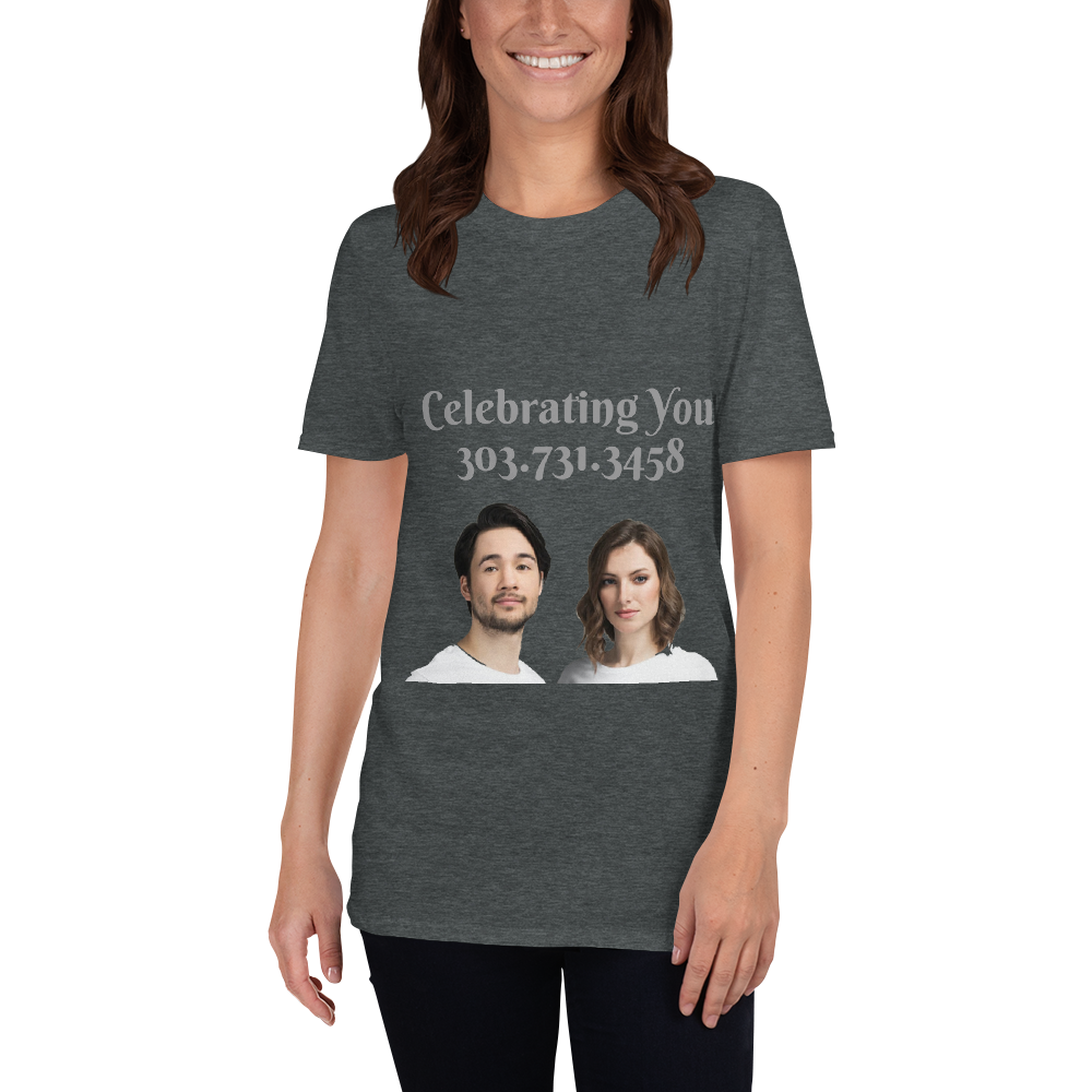 Celebrating You Designer Short-Sleeve Unisex T-Shirt
