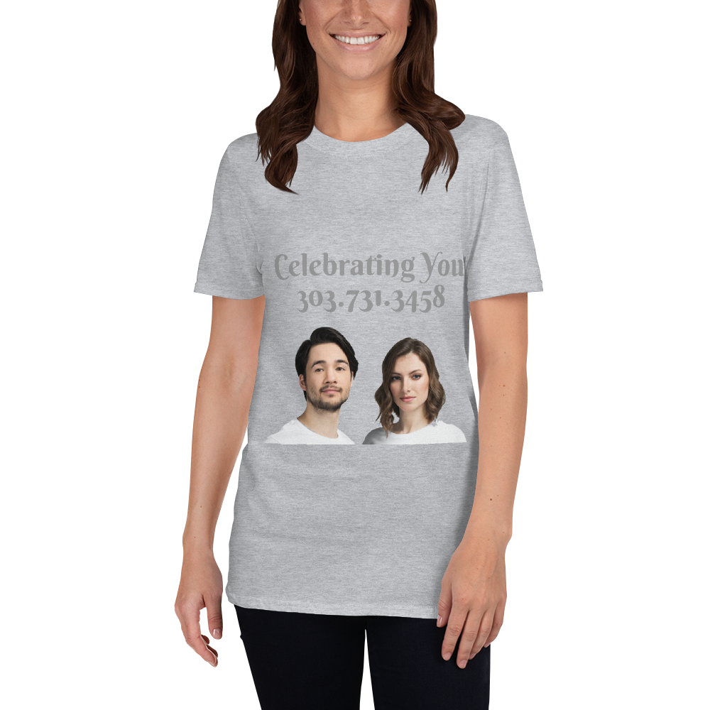Celebrating You Designer Short-Sleeve Unisex T-Shirt