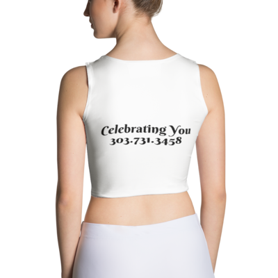 Celebrating You Designer Sublimation Cut &amp; Sew Crop Top - Red Rocks Colorado