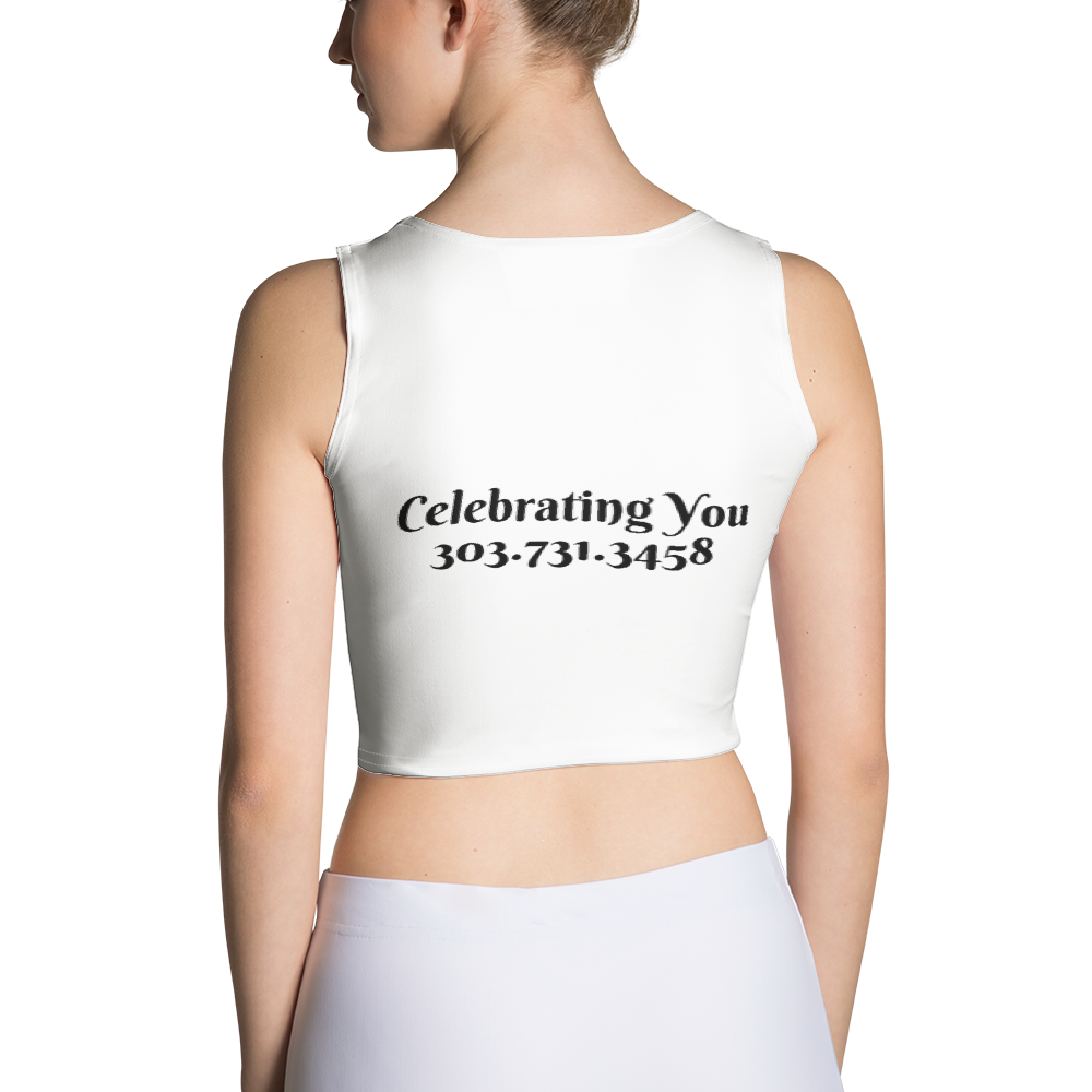 Celebrating You Designer Sublimation Cut &amp; Sew Crop Top - Red Rocks Colorado