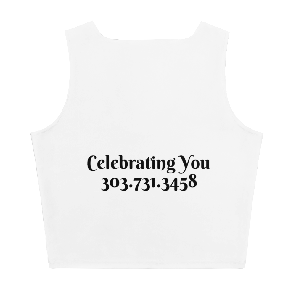 Celebrating You Designer Sublimation Cut &amp; Sew Crop Top - Red Rocks Colorado