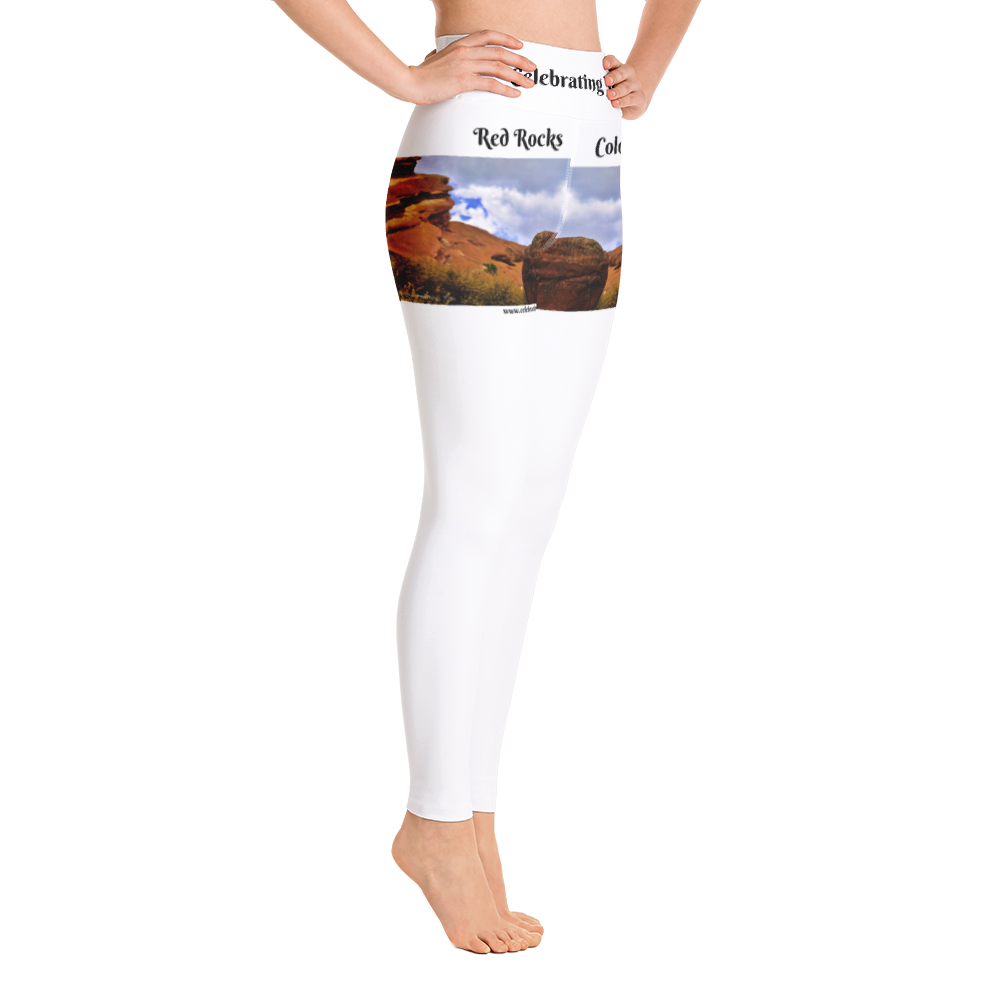 Celebrating You Designer Yoga Leggings - Red Rocks Colorado
