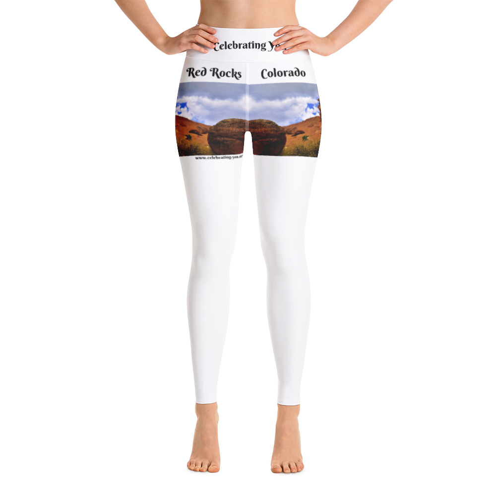 Celebrating You Designer Yoga Leggings - Red Rocks Colorado, Size: XS