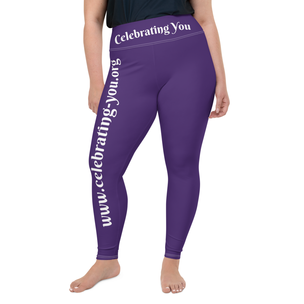 Celebrating You Designer Plus Size Leggings, Size: 2XL