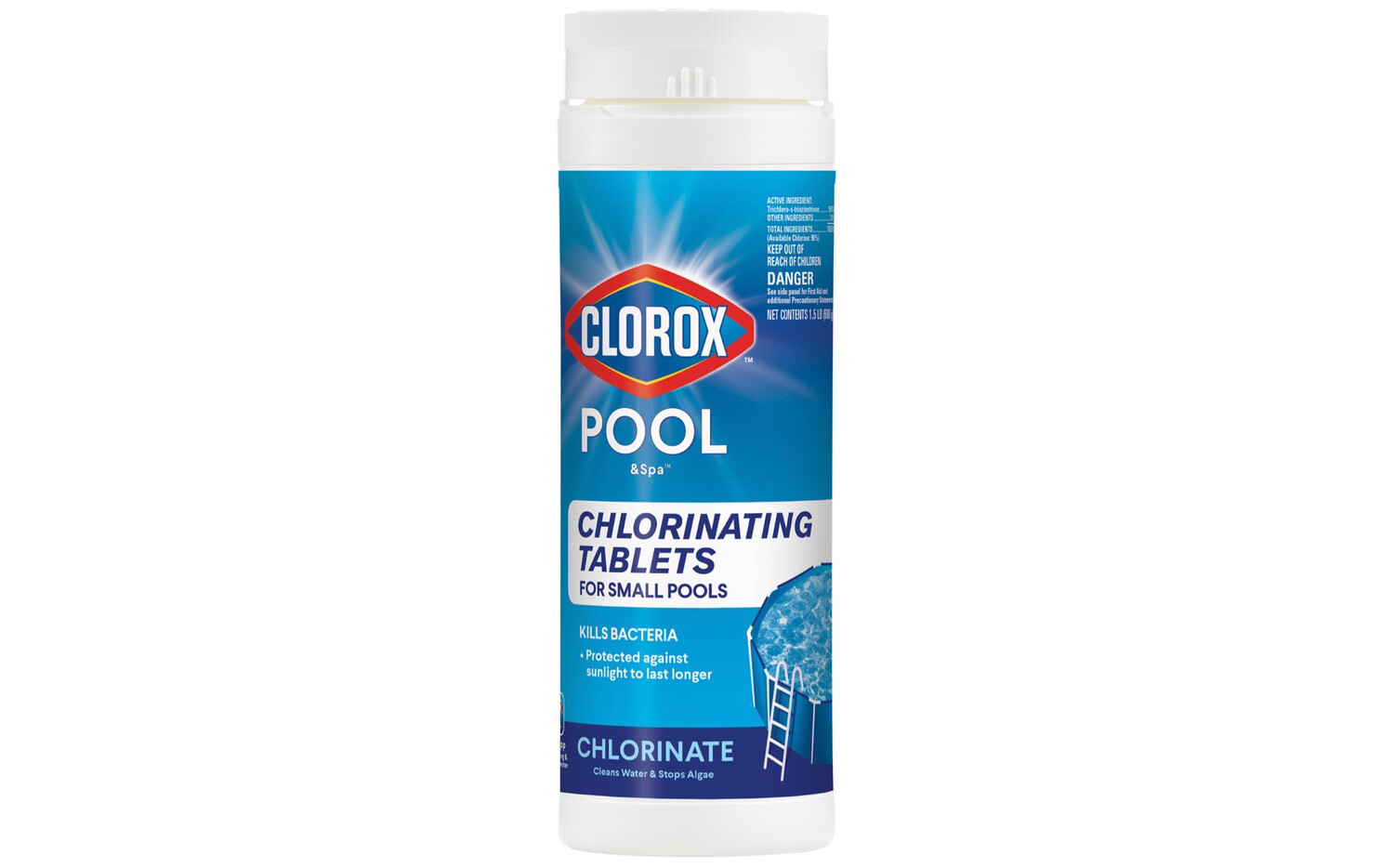 Clorox Pool &amp; Spa Small Pool 1&quot; Chlorinating Tablets for Above Ground Pools