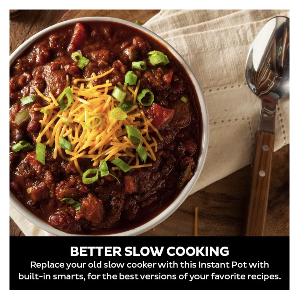 Instant Pot 8 Quart Crisp Multi-Cooker + Air Fryer, 9-in-1: Pressure Cook, Steam, Slow Cook, Sauté, Air Fry, Bake, Broil, Roast, Keep Warm, Rice, Oatmeal
