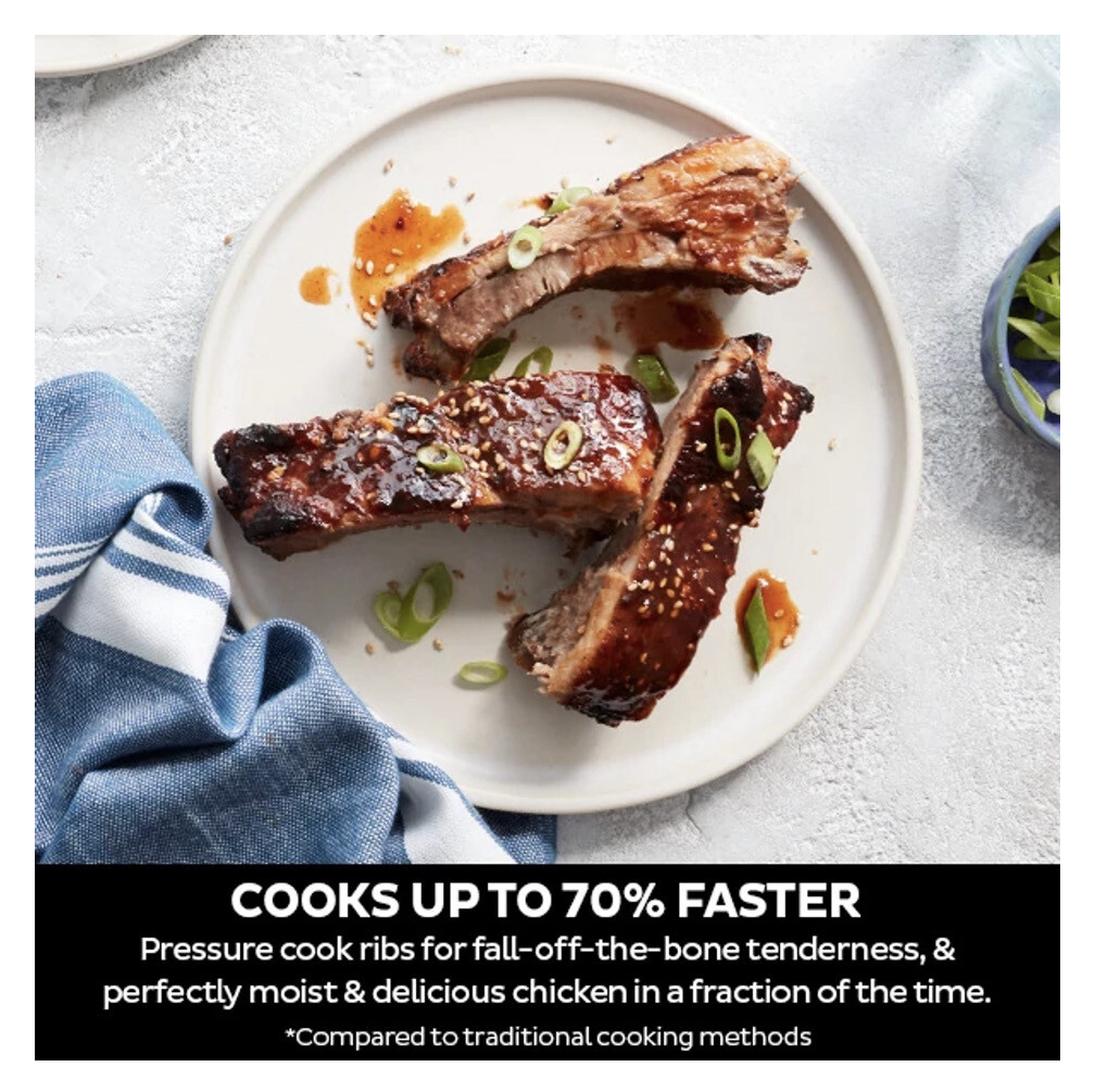 Instant Pot 8 Quart Crisp Multi-Cooker + Air Fryer, 9-in-1: Pressure Cook, Steam, Slow Cook, Sauté, Air Fry, Bake, Broil, Roast, Keep Warm, Rice, Oatmeal