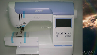 Brother PE800 Embroidery Machine, 138 Built-in Designs, 5" x 7" Hoop Area, Large 3.2" LCD Touchscreen, USB Port, 11 Font Styles