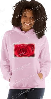 Celebrating You Rose of Life | Red Rose | Hoodie