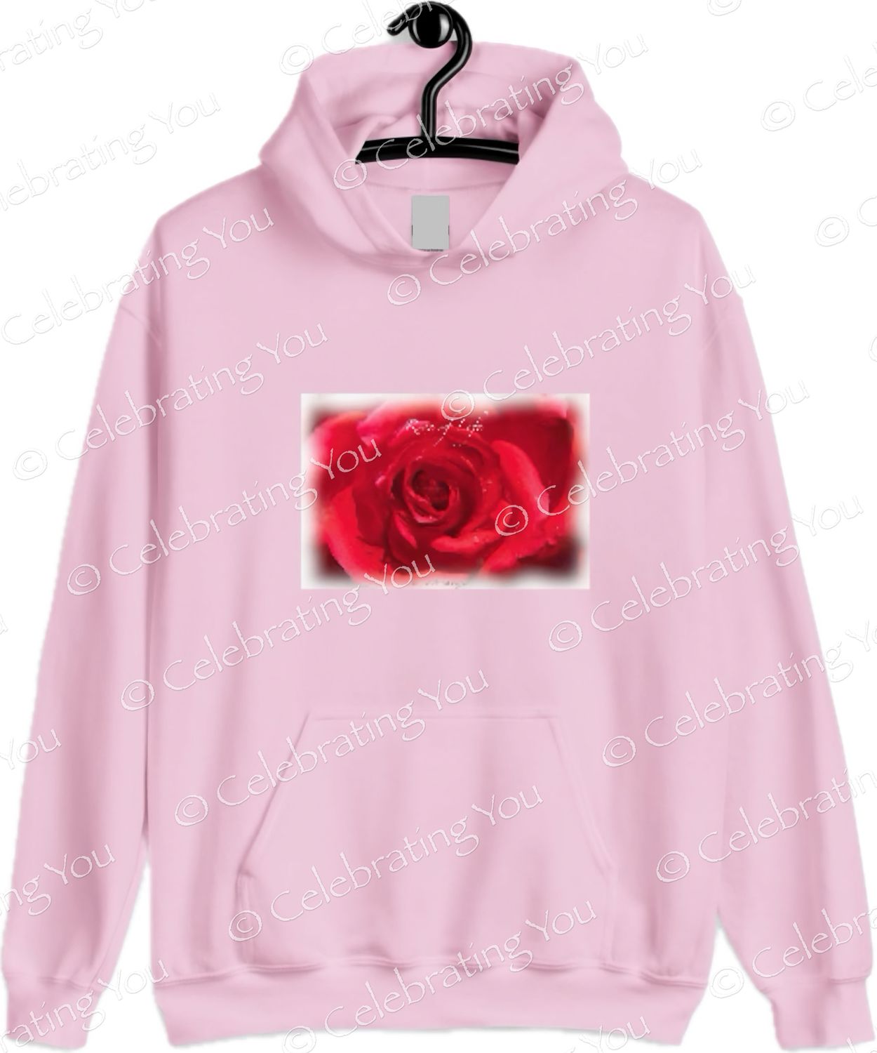 Celebrating You Rose of Life | Red Rose | Hoodies