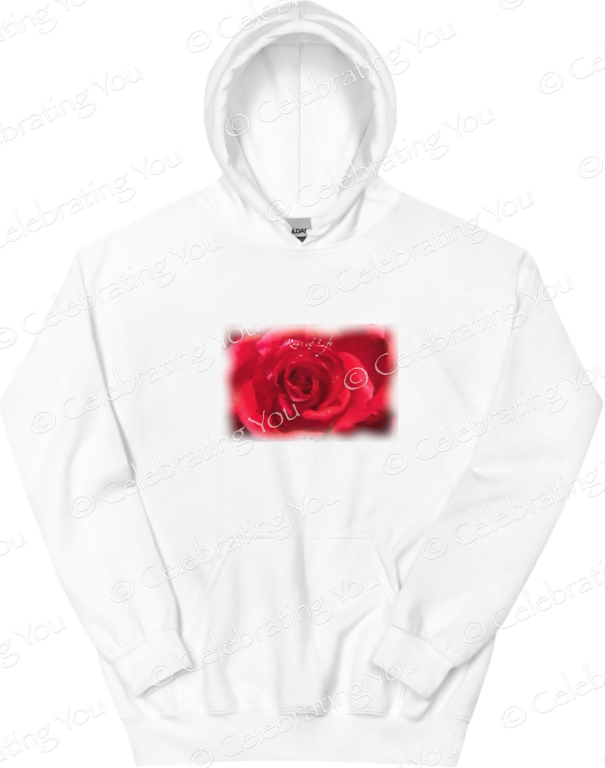 Celebrating You Rose of Life | Red Rose | Hoodies